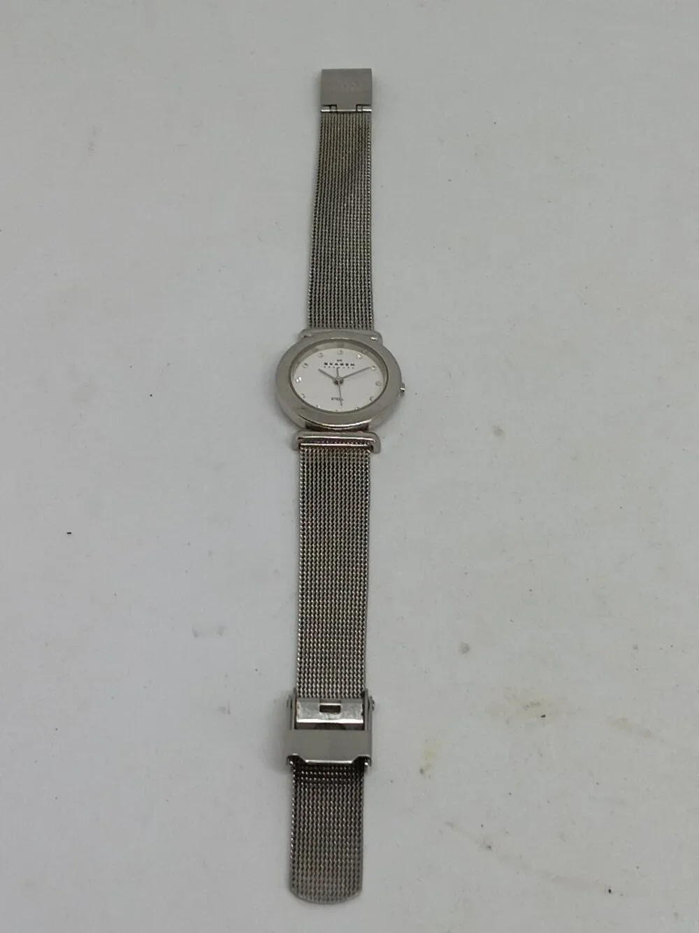 Skagen 107SSSD Women's 25mm Stainless Steel Mesh Band Slim Profile Quartz Watch